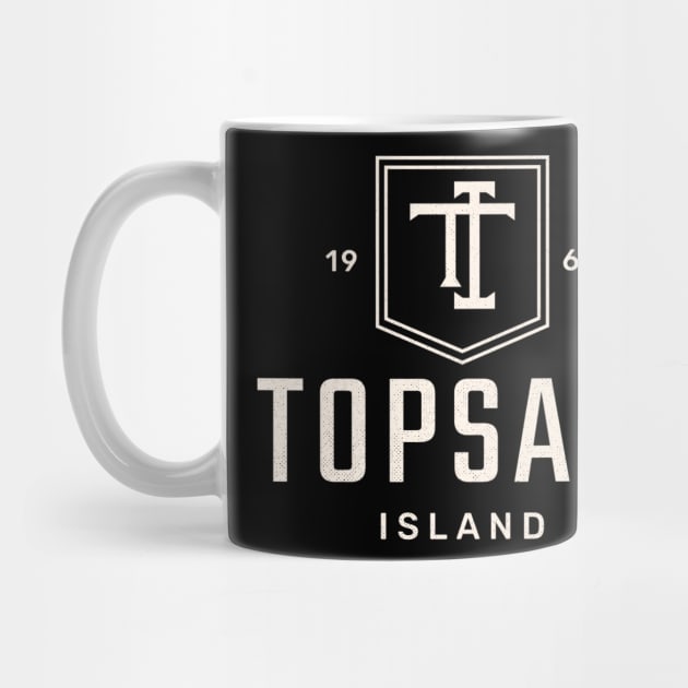 Topsail Island, North Carolina Monogram by Contentarama